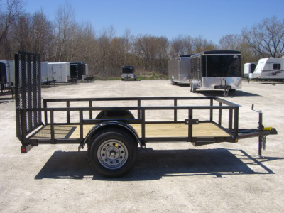 iron steel trailer angle parker ramp utility gate performance