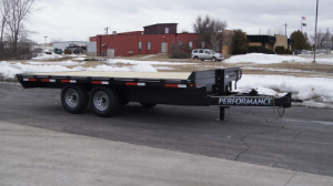trailer parker utility trailers duty deck heavy performance equipment steel over
