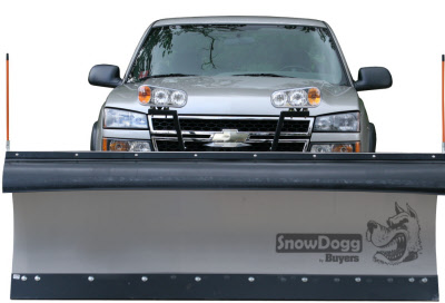 SnowDogg EX90 Stainless Steel Snow Plow - Snowdogg EX Series Plow For 3/4 Ton & Super Duty Trucks