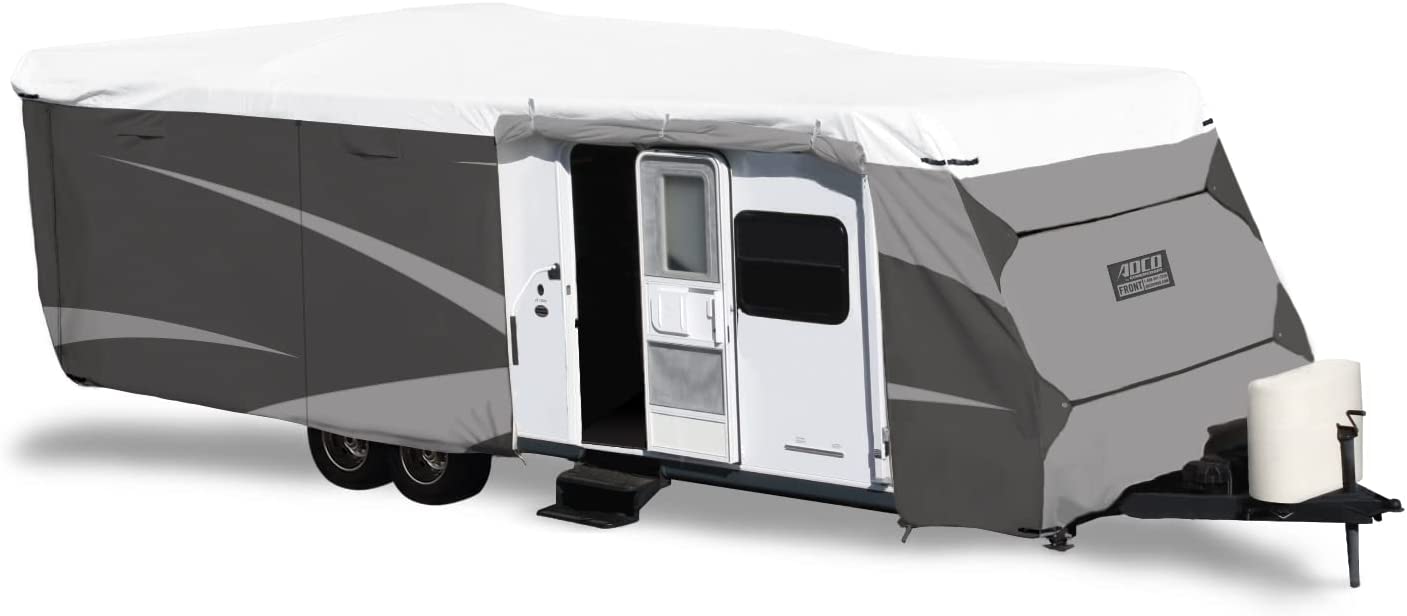 ADCO 36838 Travel Trailer Designer Series Olefin HD Cover, Up to 15