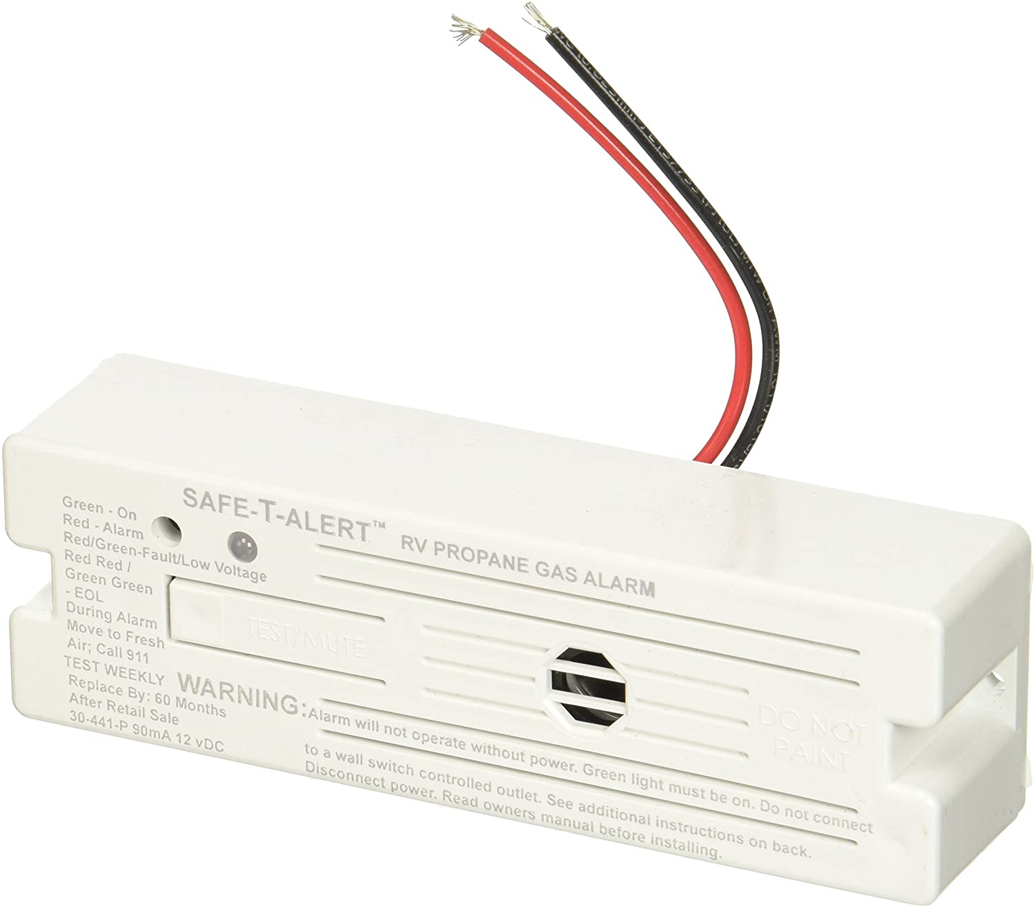 Safe-T-Alert | 30-441-P-WT | 12 Volt LP Gas Detector Alarm