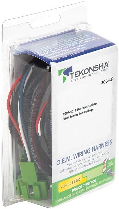 Tekonsha 3064P Trailer Brake Control Harness For Silverado and Sierra