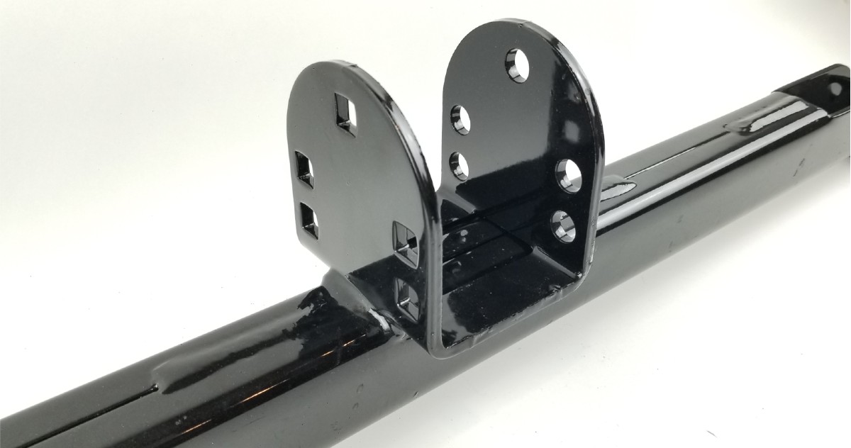 Shorelander 6220303 Adjustable Bunk Channel Weldment for 2x3 Frames - Glossy Black