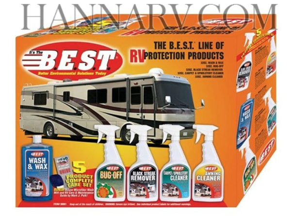 Best Products 99001 Complete 5-Piece RV Care Kit