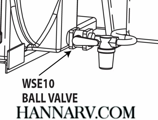 Buyers WSE10 1/2 Inch NPT Polypropylene Ball Valve - Fits Buyers LS1 Liquid Spray System