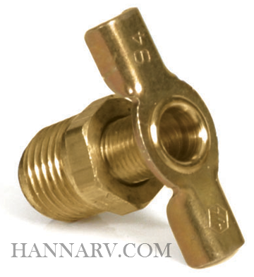 Camco 11663 1/4 Inch Water Heater Drain Valve