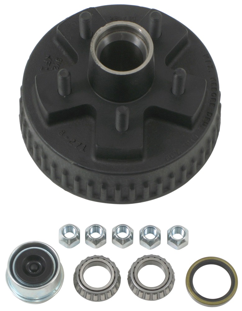 Dexter Complete E-Z Lube Hub and Drum Assembly 8-271-7UC3-EZ - 5 on 4-1/2 - L44649 Bearings / Seal /
