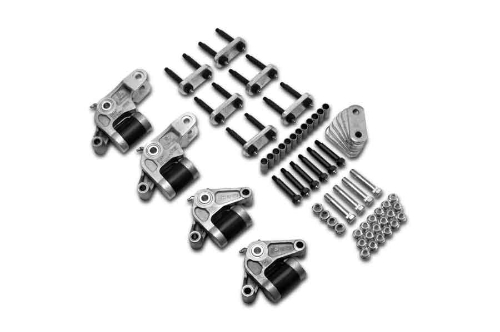 Dexter K71-656-00 E-Z Flex Triple Axle Suspension Kit with 5-5/8 Inch Equalizer Bolt Nuts and Shackl