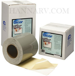 Dicor Products 533RM-12 Self-Adhesive EPDM Rubber Roof Repair Membrane - 12 Inch x 25 Foot Roll