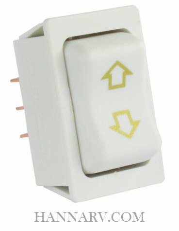 JR Products 12091-5 Replacement Slide-Out High Current Motor Switch - White - 5 Pack