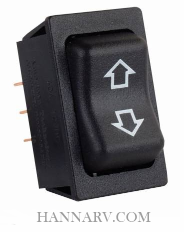 JR Products 12295 Replacement Slide-Out High Current Motor Switch - Black