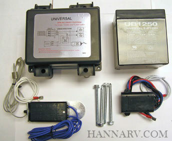 Redline Trailer Repair Parts BA10-140 Breakaway Kit with Charger and 5.0 A.H. Battery/2-Piece Batter