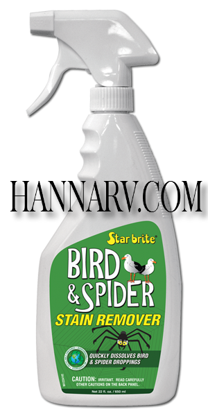 Starbrite 095122P Spider And Bird Stain Remover 22-oz. Trigger Sprayer