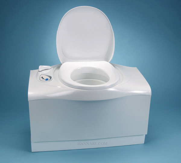 Thetford 32812 C402C Cassette Toilet With Electric Flush - Left Hand Waste Tank Access
