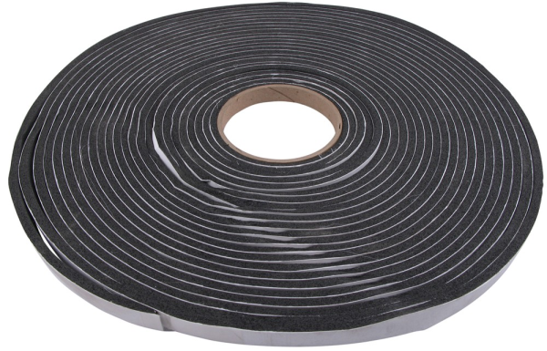 Weather Strip Tape - WS1412 - 50 Foot Roll - 1/4 Inch x 1/2 Inch Wide