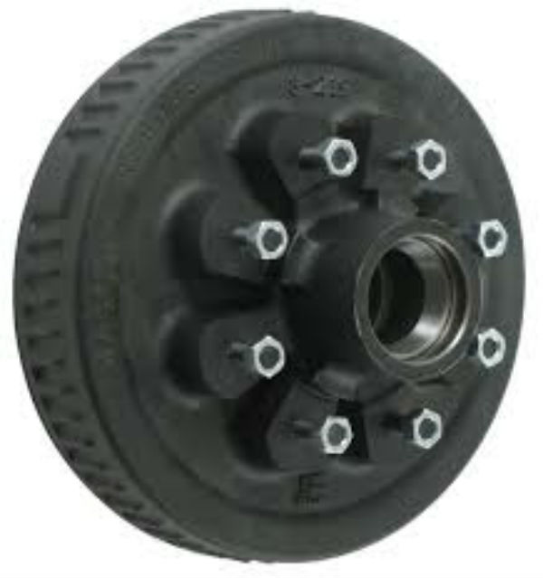 Dexter 8-219-4UC3 Standard Hub and Drum Assembly for 5,200 lb to 7,000 lb Axles - 8 on 6-1/2