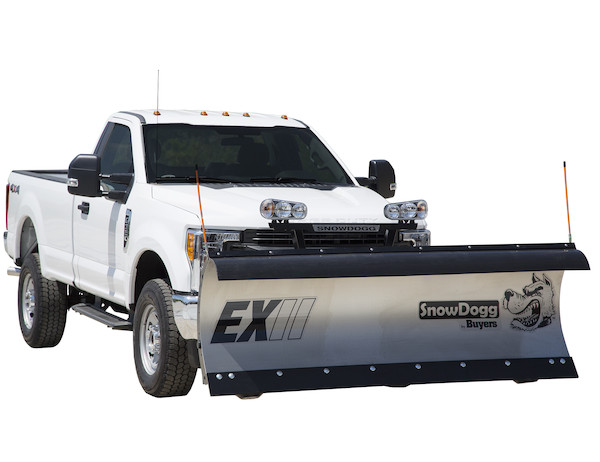 SnowDogg EX75 II Stainless Steel Snow Plow - SnowDogg EX Series Plow For 3/4 Ton & Super Duty Trucks