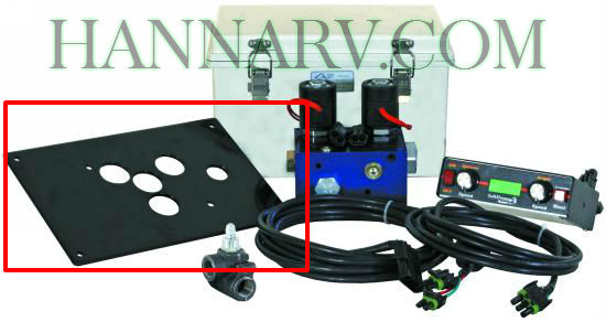Buyers 3016035 SAM Hydraulic Spreader HV715EP / HV1030EP Mounting Bracket - Black