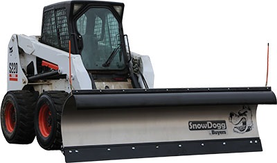 SnowDogg SKTE75 Stainless Steel Snow Plow With Trip Edge Design - Snowdogg SK Series Plow For Smalle