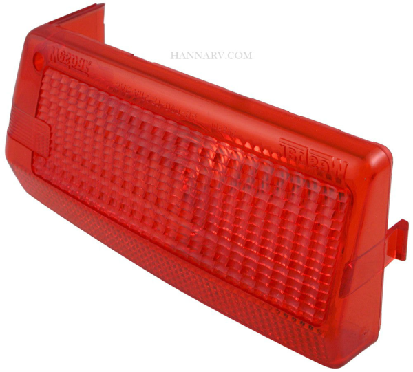 Wesbar 003373 WrapAround Right Marine Tail Light Lens Hanna Trailer