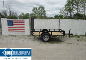 trailer parker utility ramp gate performance steel angle rail iron low highster side