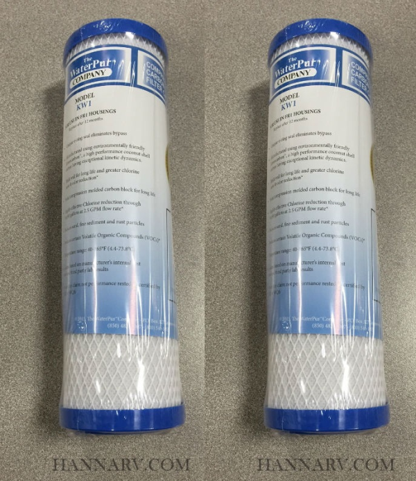 The Water Pur Company CCI10Ca 10inch Water Filter FR10FR30 Hanna Trailer Supply Oak