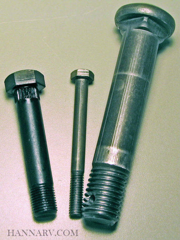 Suspension Bolts 126B2LN 9/16 Inch 18 x 3 Inch Double Eye Shackle