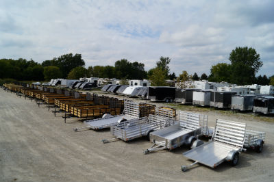 trailer trailers utility snowmobile aluminum hanna enclosed near atv hauling chicago wisconsin supply