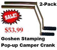 Goshen Stamping Pop-up Camper Crank Handles For Sale