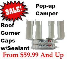 Pop-up Camper Roof Corner Caps Repair Bundle For Sale