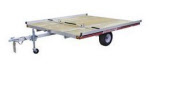 TRITON ELITE10-101WB 2 PLACE TILT BED ALUMINUM SNOWMOBILE TRAILER