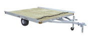 XT12-101 TRITON TILT BED ALUMINUM SNOWMOBILE TRAILER