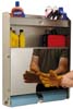 STORAGE CABINET W/FOLDING WORK TRAY