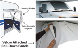 RV windshield cover