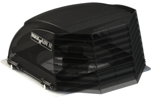 Maxx Air II Vent Corp 00933083 New Style RV Roof Vent Cover with EZ Clip- Smoke