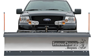 SnowDogg MD80 Stainless Steel Snow Plow - SnowDogg MD Series Plow For Smaller Trucks and SUVs