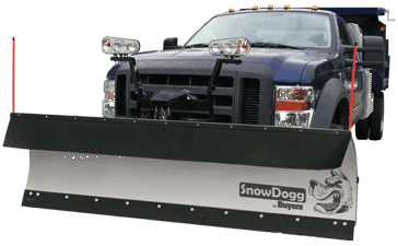 SnowDogg CM100 Commercial Stainless Steel Snow Plow - Snowdogg CM Series Plow For Medium Duty Trucks