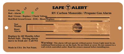 Safe-T-Alert 35-742BR Flush Mount Dual LP & Carbon Monoxide Alarm