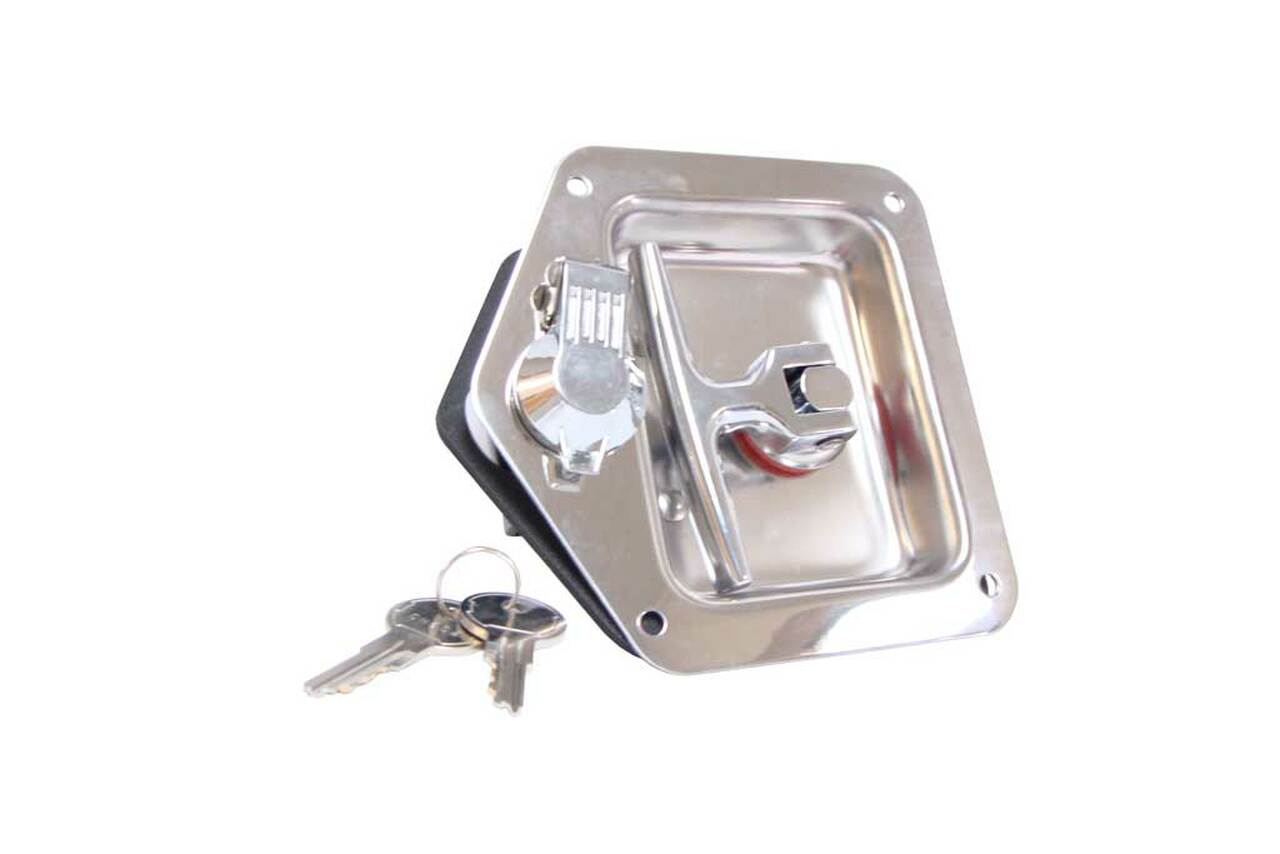 Load Trail 100098 Right Hand Stainless Steel T-Lock Latch with Keys