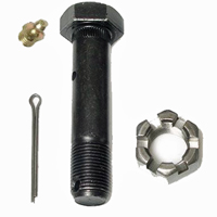 9/16 Inch x 3 Inch Wet Shackle Bolts with Nuts and Zerks 4 Pack 
