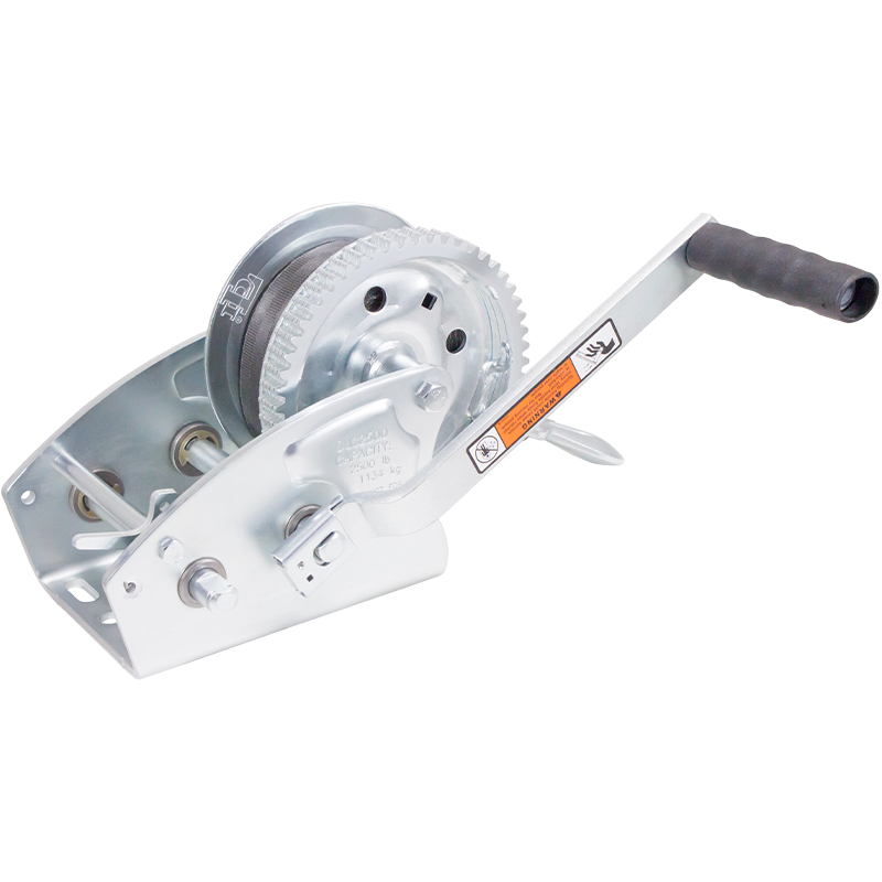 Dutton-Lainson 14846 DL2500A 2 Speed Trailer Hand Winch - 2500 Lbs Capacity - 17.3:1 / 5.4:1 Gear Ratios