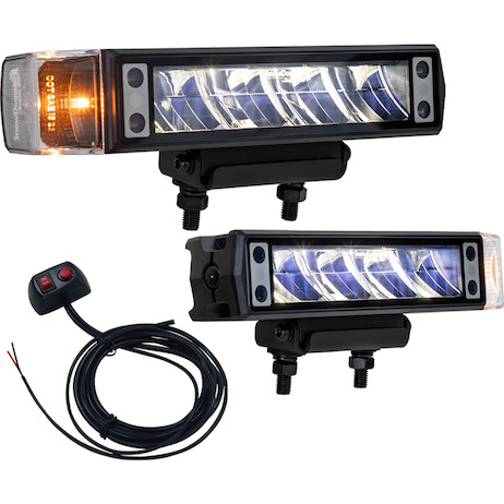 Buyers 16160900 SnowDogg Plow Low profile Plug and Play LED Headlight Assembly with Strobe Function