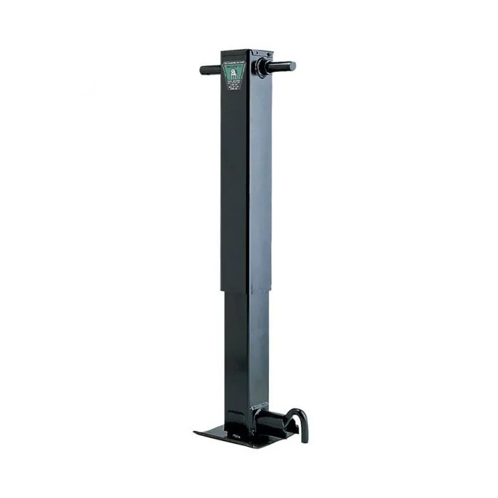 Bulldog 182800H Sidewind Dropleg Jack with Side Pin Spring Loaded and Handle - 12000 Pound Capacity