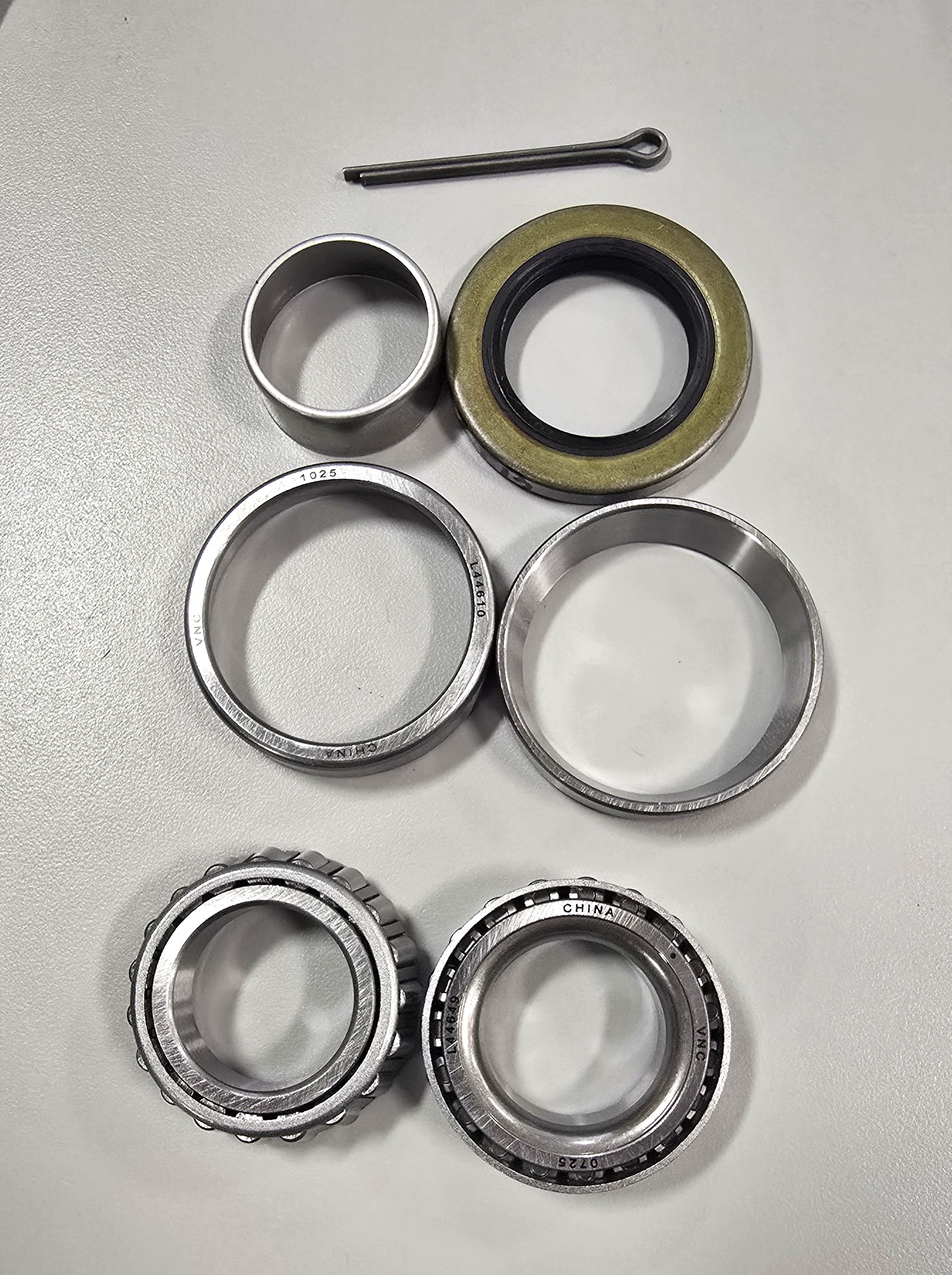 Bearing Kit for 700-2,200 Lb Shorelander Trailers with 1-1/16" x 1-1/16" Straight Spindle