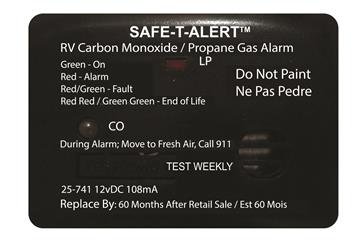 Safe-T-Alert | 25-741BL | RV Dual Carbon Monoxide And Propane Alarm