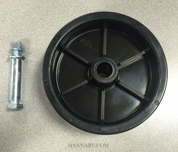 Replacement Caster Wheel Kit for Marine Style Trailer Tongue Jacks