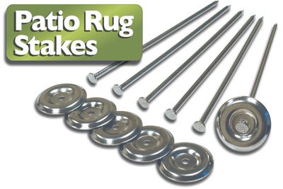 Prest-O-Fit Patio Rug Stakes 6 Pack Part Number 22001