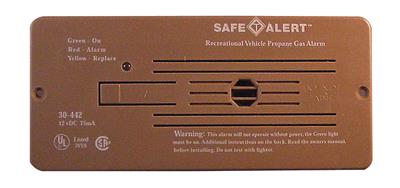 Safe-T-Alert | 30-442-P-BR | 12 Volt LP Gas Detector Alarm | Brown