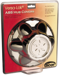 Dicor Products TAC655-C Versa-Lok 6 Lug On 5.5 Inch Chrome ABS Wheel Hub Cover