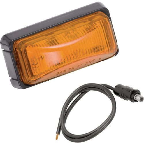 Wesbar 401580 LED Amber Waterproof Sidemarker Clearance Light